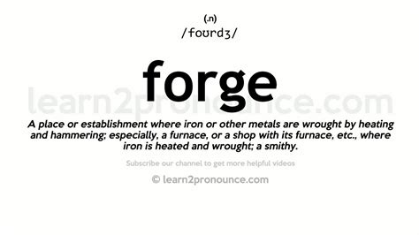 forge meaning.